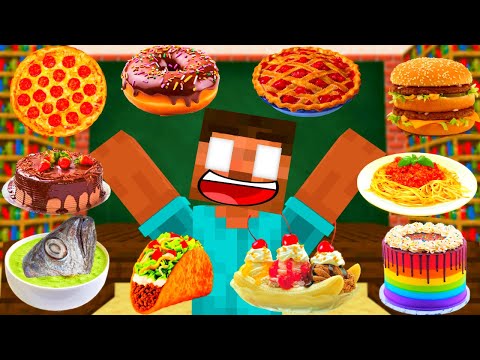 Minecraft Mobs : COOKING CHALLENGE SEASON 1 ALL EPISODES (1-10) (Minecraft Animation Parody)