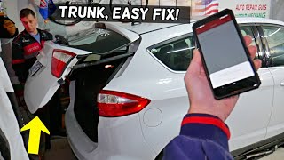 WHY TRUNK LIFTGATE DOES NOT OPEN OR CLOSE RIGHT AFTER BATTERY REPLACEMENT