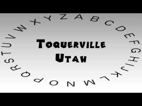 How to Say or Pronounce USA Cities — Toquerville, Utah