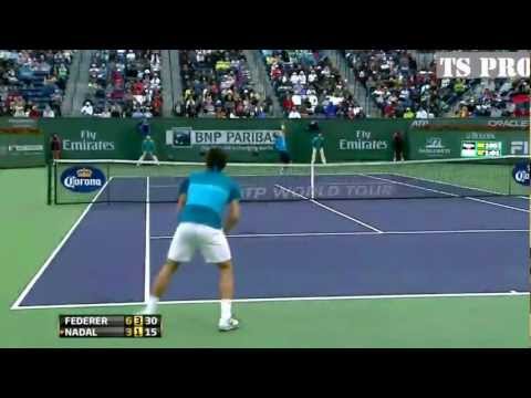 Federer vs Nadal Indian Wells 2012 HD