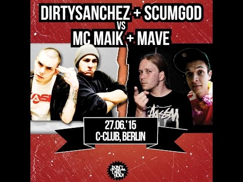 DLTLLY // Midsummer Day Battles BERLIN, Ansage 4/6: Mave + MC Maik VS Scumgod + DirtySanchez
