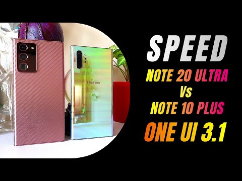 Speed Test - samsung Galaxy Note 20 Ultra Vs Note 10 Plus on ONE UI 3.1