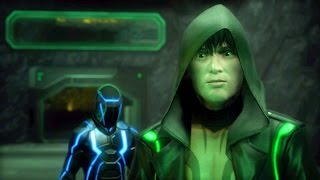 Anon Kills Infected Gibson and Leaves Bostrum Colony (Tron: Evolution)