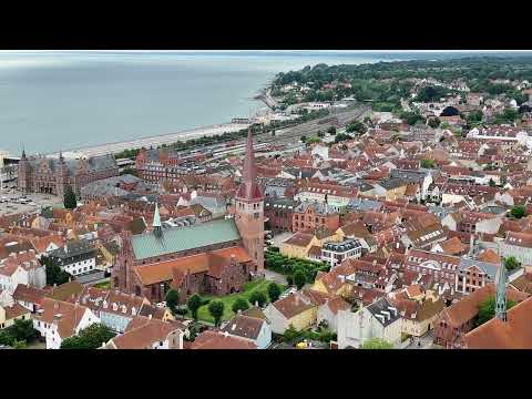 4K Drone Footage of Helsingør Denmark | Hamlet’s Castle & Baltic Sea