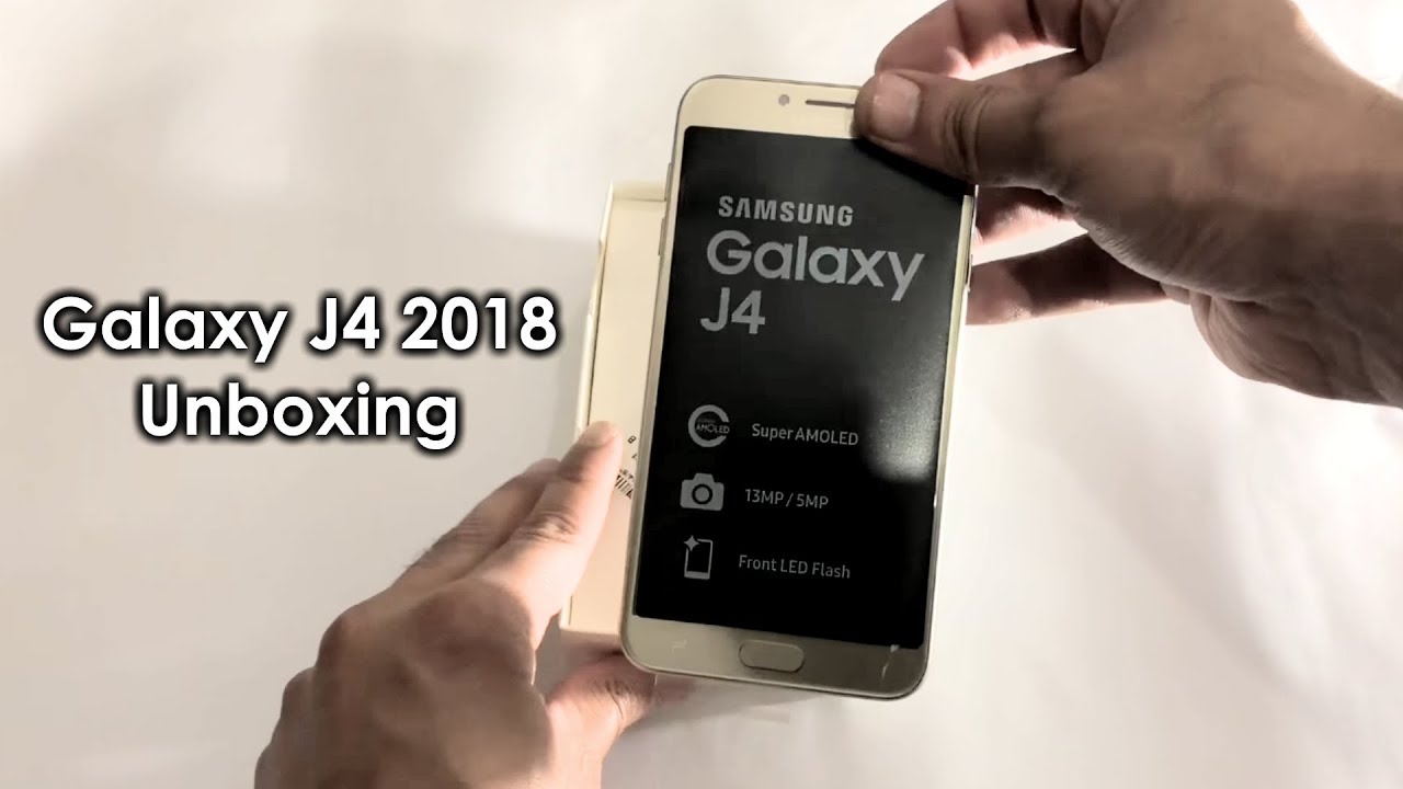 Samsung Galaxy J4 2018 Unboxing, First Look & Setup!