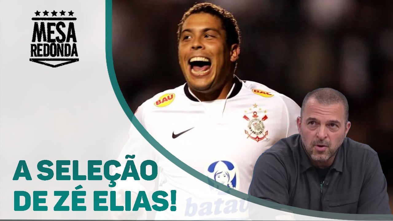 "O que o Ronaldo fazia EU NUNCA VI", Zé Elias escolhe a seleção dos melhores que jogaram com ele