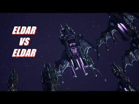 Eldar vs Eldar! Rank 75, Heroic Difficulty, 1500 Points - Battlefleet Gothic Armada