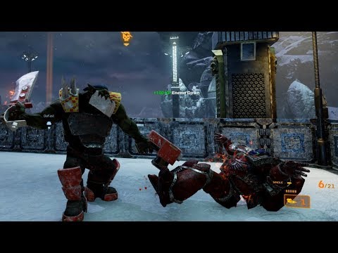 Melee gameplay (Slugga Boy) - Orks vs Space Marines! - Warhammer 40k: Eternal Crusade