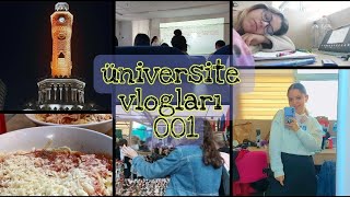 Üniversite Vlogları 001 || •İzmir •Online dersler •Bostanlı pazarı •De