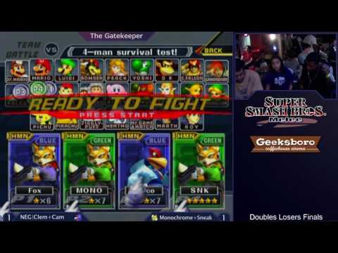 The Gatekeeper Doubles - NEG | Clem & Cam vs Glacial | Monochrome & RP| Sneak - Losers Final