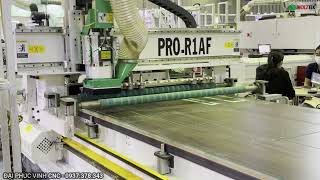 Máy cnc nesting thay dao tự động PRO-R1AF tại triển lãm Vietnam Wood 2022