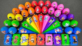 Paw Patrol Rainbow Eggs ASMR! with Ryder, Chase, Marshall & Friends More Slime Fun 💫💖