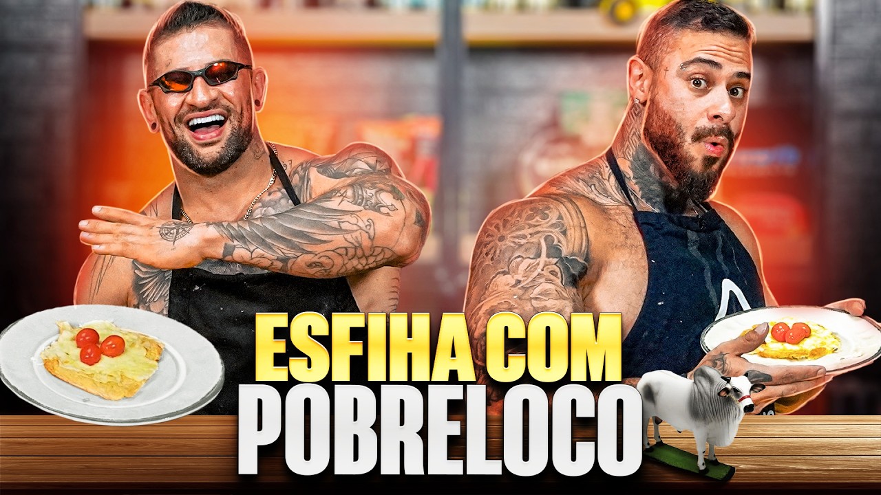 Pobreloco makes a ESFIHA without horns.. OOPS! WITHOUT CARBS | Monster in the Kitchen #027