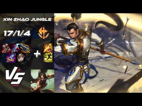 JUNGLE Xin Zhao vs Nidalee - EU Challenger Patch 25.S1.8