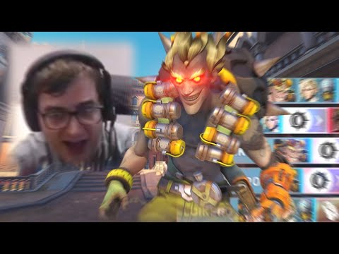Killing Raging Streamers as Flanking Junkrat (w/ reactions)