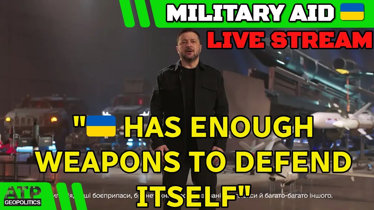 Zelesnkyy Showcases New Weapons, 🇺🇦 MIC Growing | 🔴 LIVE STREAM: Ukraine Military Aid News