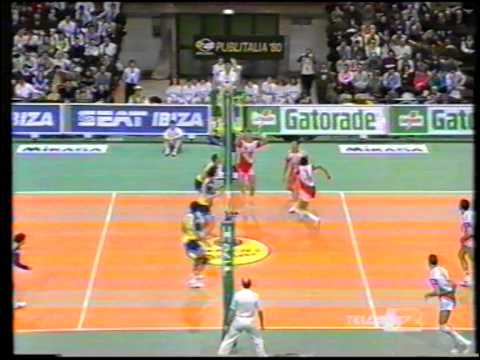 1991 CEV CL Philips - Maxicono semifinal set 2