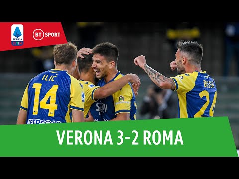 Verona vs Roma (3-2) | Incredible Faraoni strike stuns Roma | Serie A Highlights