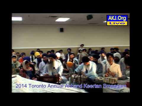 054 Toronto July 2014 Smaagam - Wednesday Evening Keertan - Bh. Harpreet Singh Jee