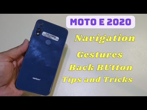 Moto E 2020 Navigation Gesture | Back keys Settings