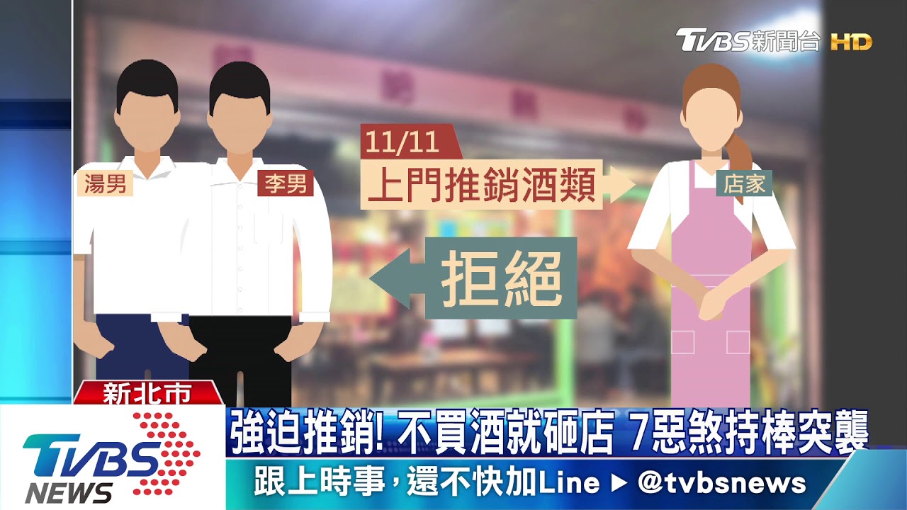 推銷酒被拒絕來報復？　熱炒店遭砸毀放炮