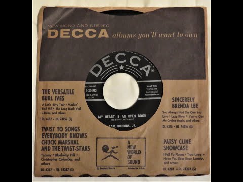 CARL DOBKINS, JR. My Heart Is An Open Book 1959 Rockabilly 45