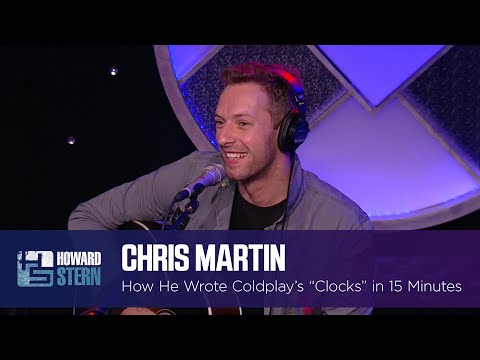 Chris Martin "Clocks" Live on the Stern Show (2011)