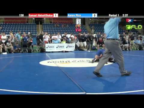 Junior 138 - Kamaal AbdushShakur (Georgia) vs. Aaron Pico (California)