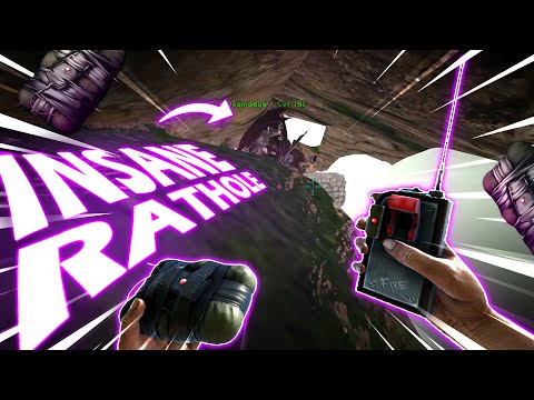 Raiding A Super INSANE HIDDEN Rathole on Fjordur | Ark Small Tribes