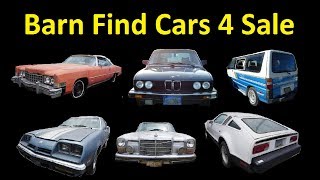 Buy Barn Find Classic Cars ~ Project Car Clearance For Sale $250 to $2900