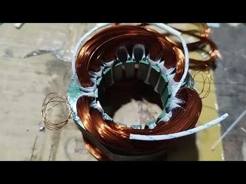FAN WINDING WITHOUT STARTER