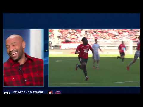 Thierry Henry sur Arnaud Kalimuendo, l'attaquant du Stade rennais