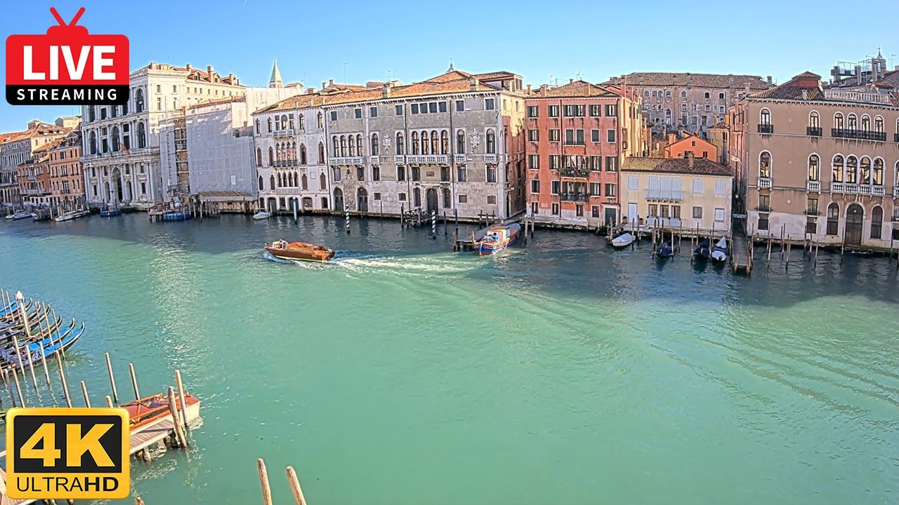 Live webcam view of Venice Grand Canal - Ca' Angeli Palace View