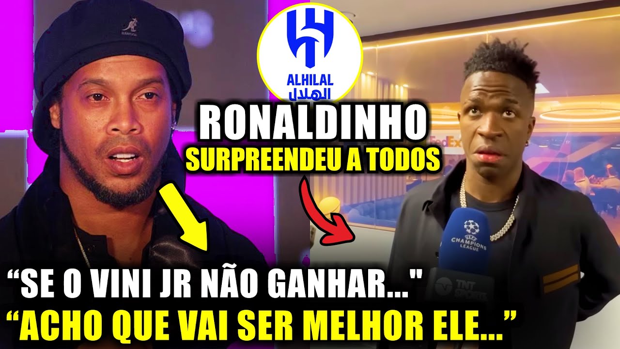 🚨 NOSSA! Olha o que o RONALDINHO FALOU FALOU DO VINI JR “ACREDITO QUE ESSE ANO NÃO...”