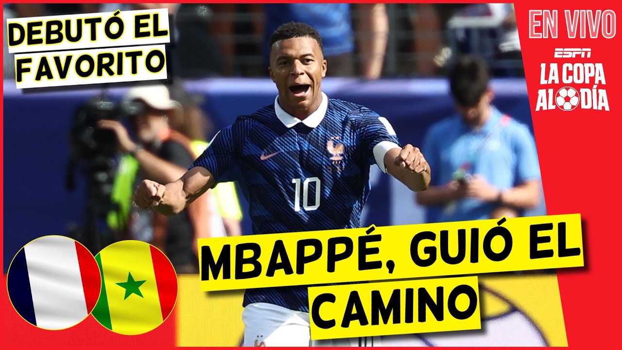 MBAPPÉ SALVÓ a FRANCIA con DOBLETE en DURÍSIMO DEBUT vs SENEGAL en el MUNDIAL | La Copa Al Día