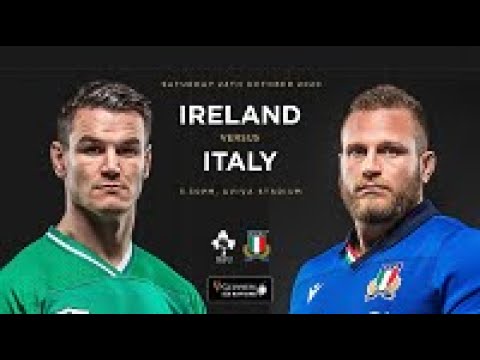 Ireland vs Italy 6 Nations 2020