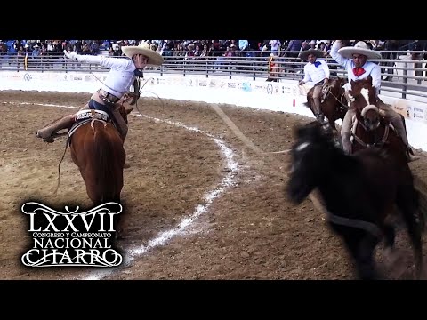 Manganas a Caballo (charro completo) parte 1 dia 17 - Congreso Aguascalientes 2021