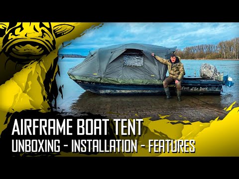 Black Cat Airframe Boat Tent | Unboxing | Installation | Features