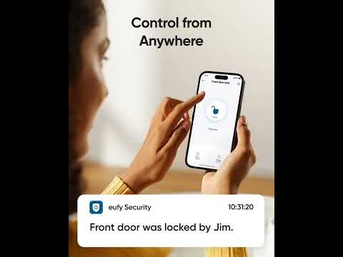 Entry Door Lock Built-in Wi-Fi App Remote Control Front Door Smart Lock