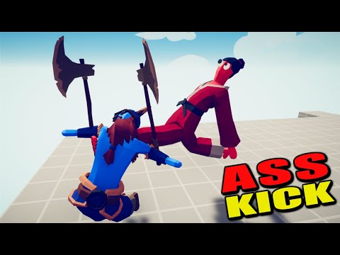 Taekwondo Kick from Behind vs Every Faction - Totally Accurate Battle Simulator TABS