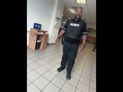Bro Thought He Was Tough Until The Security Guard Got Serious 😂