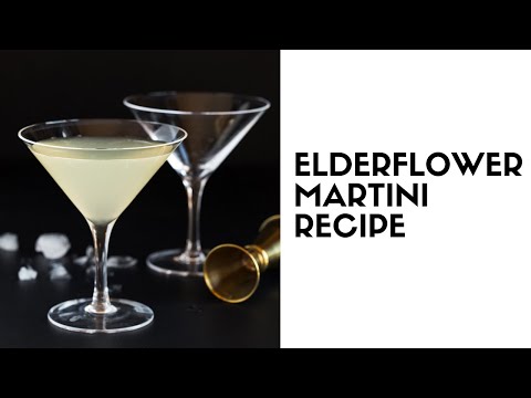 Elderflower Martini Recipe
