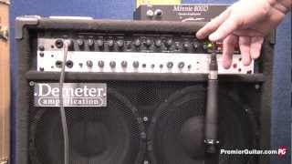 Video thumbnail for NAMM '13 - Demeter HBP-1-800D & VTBP-201-800D Pre/Power Amps, Tremulator PS Demo by Premier Guitar