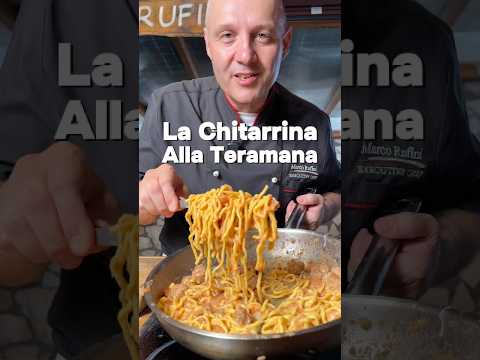 CHITARRINA STYLE FROM TERAMA #chefrufini #spaghettiallaguitarra #spaghettiwithmeatballs