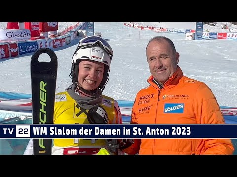 SPORT TV22: WM Slalom der Damen in St. Anton - FIS Alpine Junioren Ski Weltmeisterschaften 2023