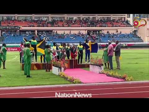Nation Sports Aniya Nurse medal ceremony