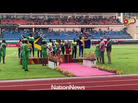 Nation Sports Aniya Nurse medal ceremony