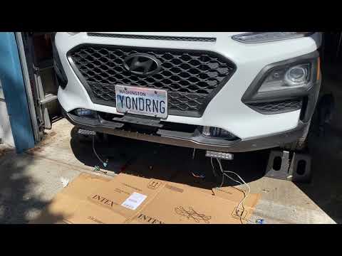Easy! Change fog light bulb Hyundai Kona and led bulb recommendation