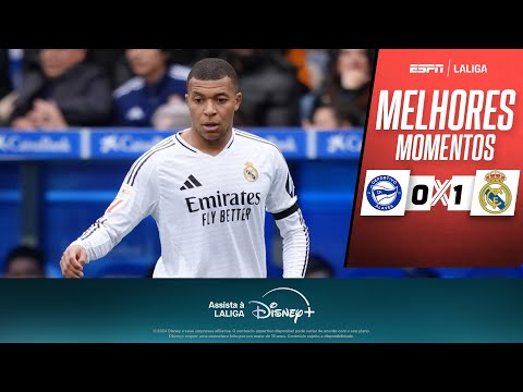 Gols e lances de Alavés x Real Madrid