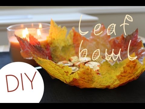 DIY Leaf Bowl (Fall Home Decor)